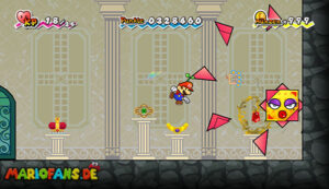 Chapter 5-4: The Menace of King Croacus — Super Paper Mario walkthrough screenshot