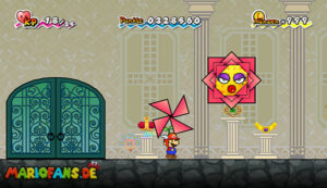 Chapter 5-4: The Menace of King Croacus — Super Paper Mario walkthrough screenshot
