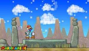Chapter 5-1: Downtown of Crag — Super Paper Mario walkthrough screenshot