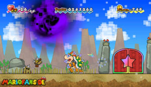 Chapter 5-1: Downtown of Crag — Super Paper Mario walkthrough screenshot