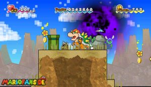 Chapter 5-1: Downtown of Crag — Super Paper Mario walkthrough screenshot