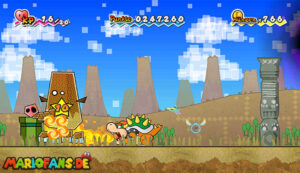 Chapter 5-1: Downtown of Crag — Super Paper Mario walkthrough screenshot