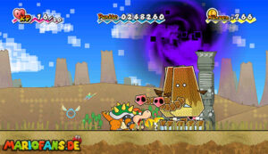 Chapter 5-1: Downtown of Crag — Super Paper Mario walkthrough screenshot