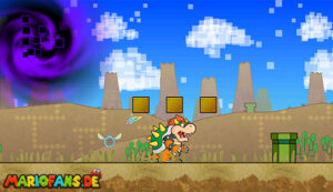 Chapter 5-1: Downtown of Crag — Super Paper Mario walkthrough screenshot