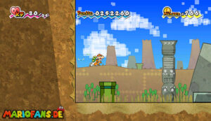 Chapter 5-1: Downtown of Crag — Super Paper Mario walkthrough screenshot
